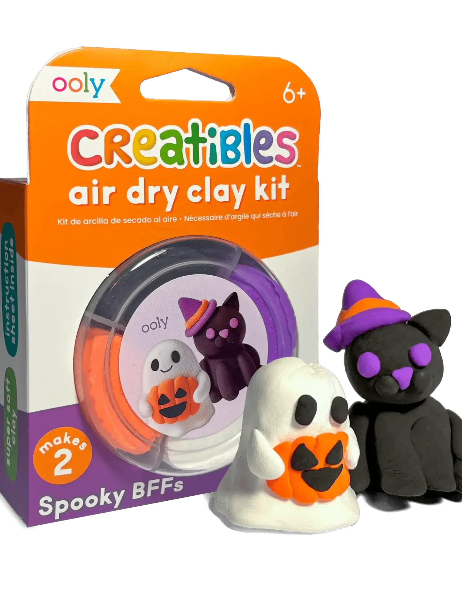 Ooly Creatibles: Air Dry Clay BFFs Kit - Spooky BFFs