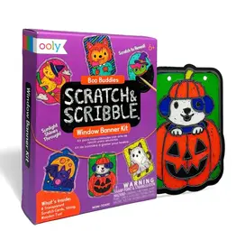 Ooly Mini Scratch & Scribble: Window Banner Kit - Boo B