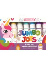 Ooly Jumbo Jots: Dual Tip Cone & Stamp Markers - Unicorn