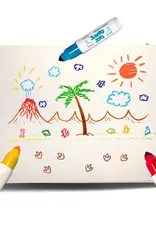 Ooly Jumbo Jots: Dual Tip Cone & Stamp Markers - Dinosaur
