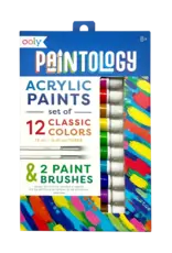 Ooly Paintology: Acrylic Paints - Classic Colors, 14pc