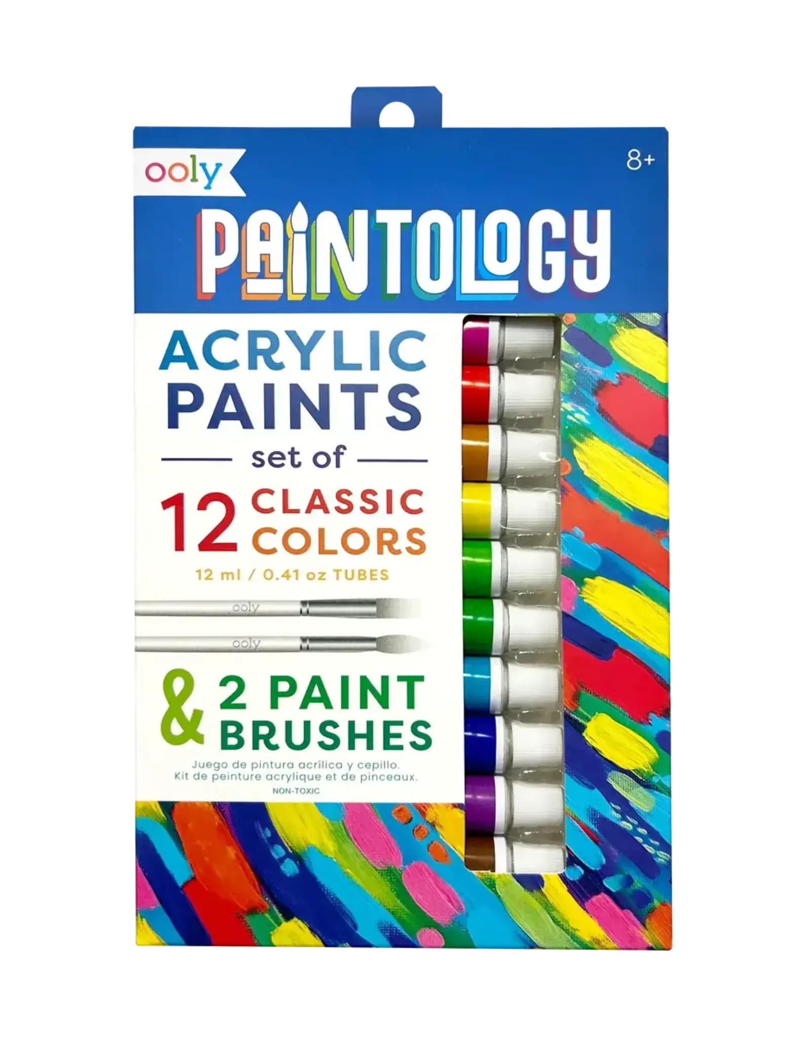 Ooly Paintology: Acrylic Paints - Classic Colors, 14pc