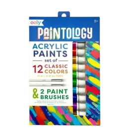 Ooly Paintology: Acrylic Paints - Classic Colors, 14pc