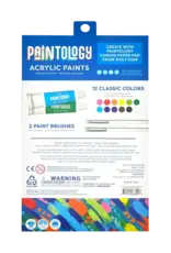 Ooly Paintology: Acrylic Paints - Classic Colors, 14pc