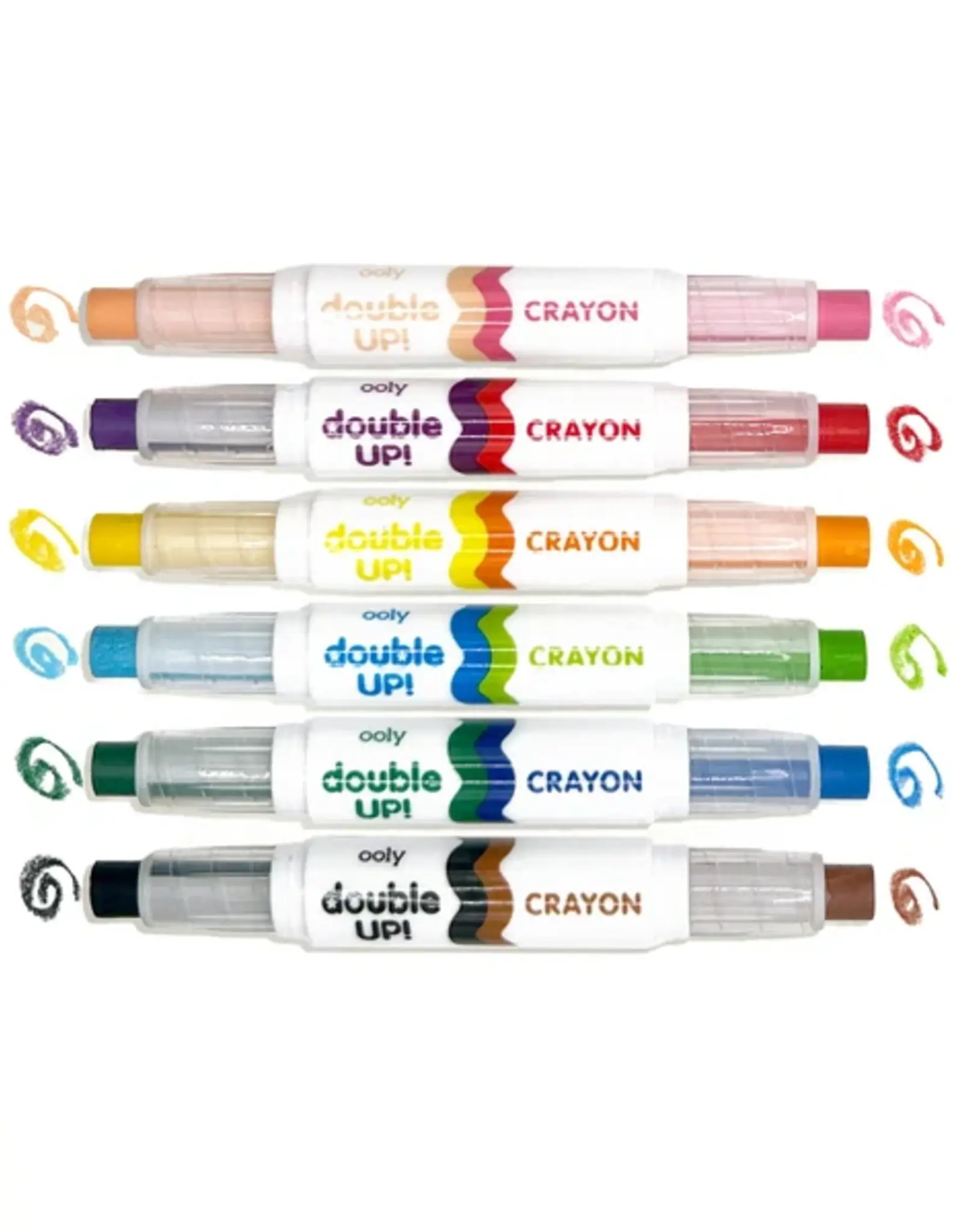 Ooly Double Up! Double-Ended Crayon (Set of 6 / 12 Colors)