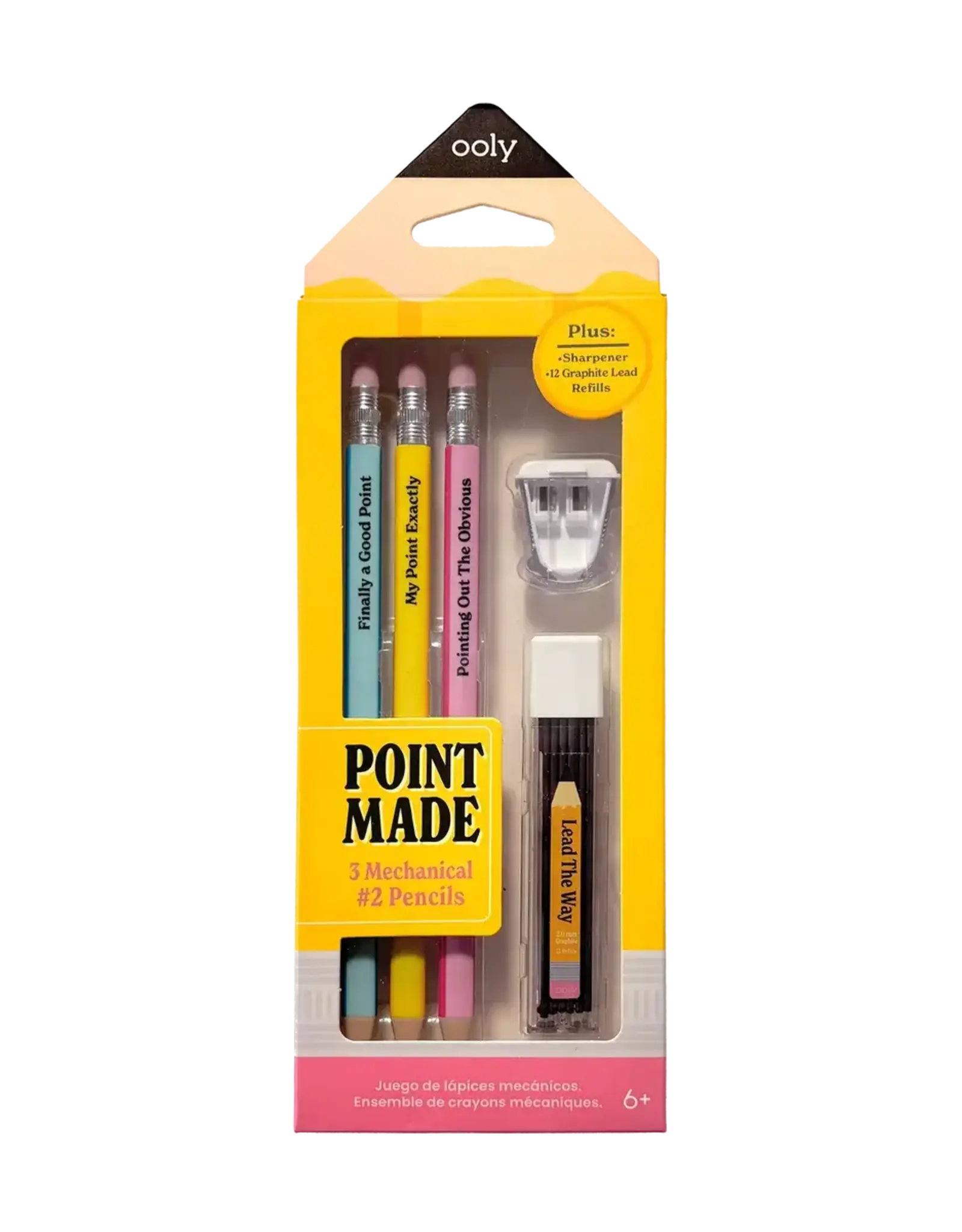 Ooly Point Made: Mechanical Graphite Pencils, 3pc