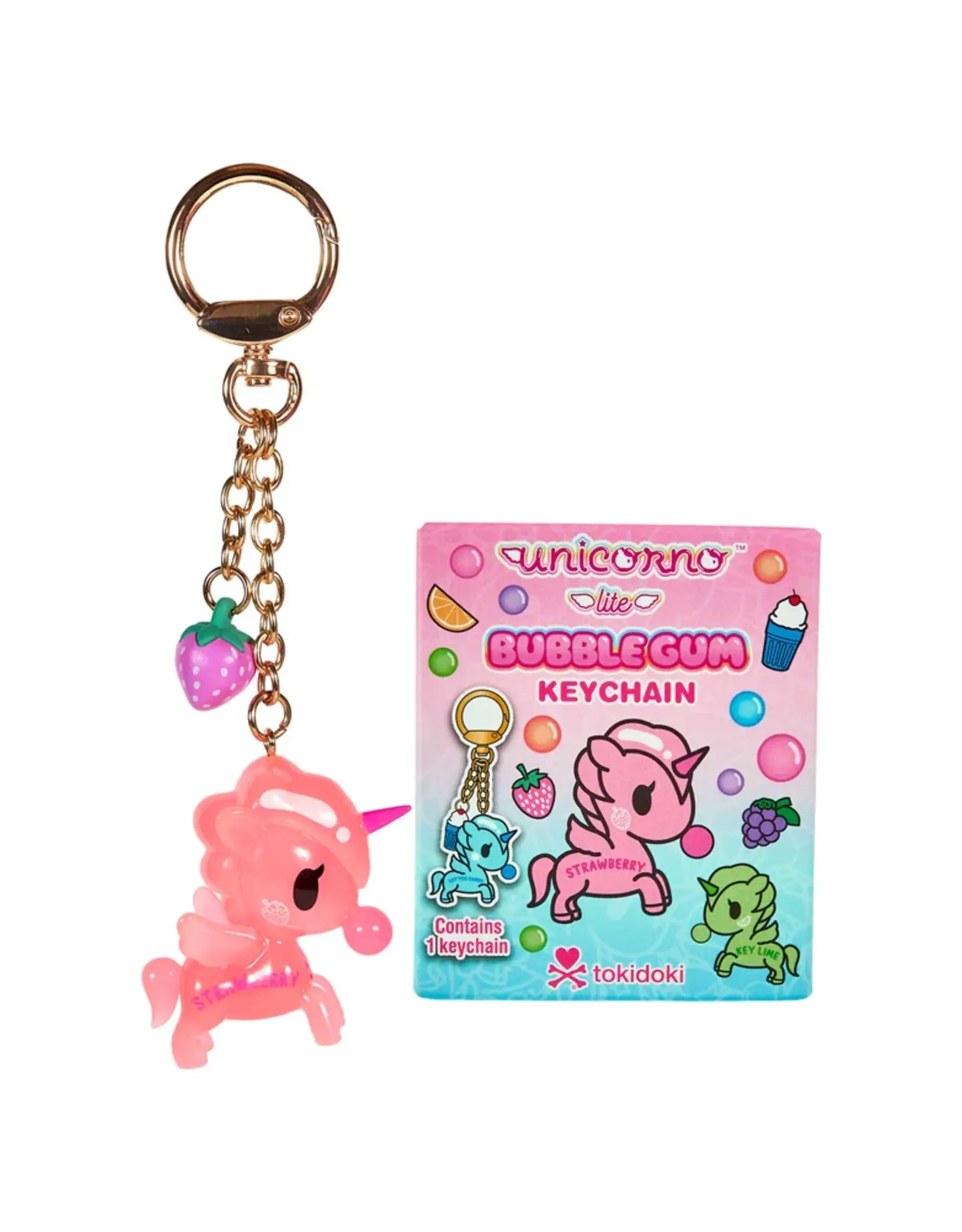 Tokidoki Unicorno Lite Keychain- Bubble Gum