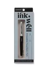 Snifty INK WELL ERASABLE FOUNTAIN PEN - BLACK/GRAY