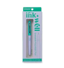 Snifty INK WELL ERASABLE FOUNTAIN PEN - PERIWINKLE/KELLY GREEN