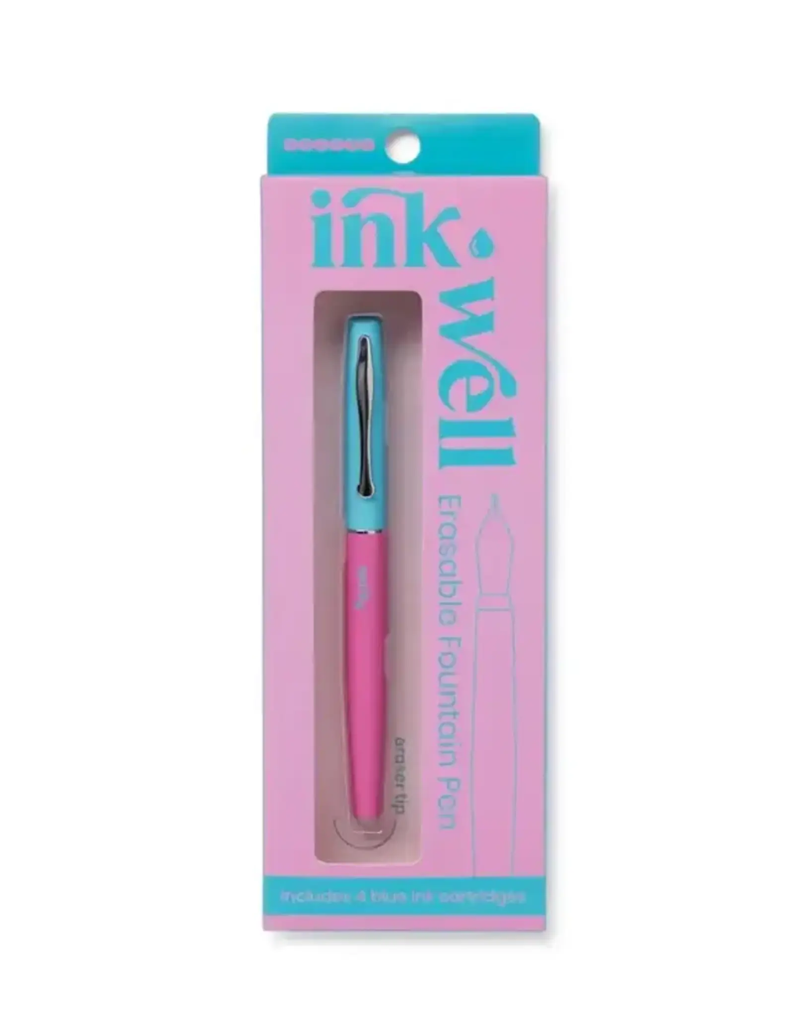 Snifty INK WELL ERASABLE FOUNTAIN PEN - PINK/BLUE