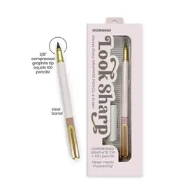 Snifty Look Sharp Pencil & Eraser Set  Blush