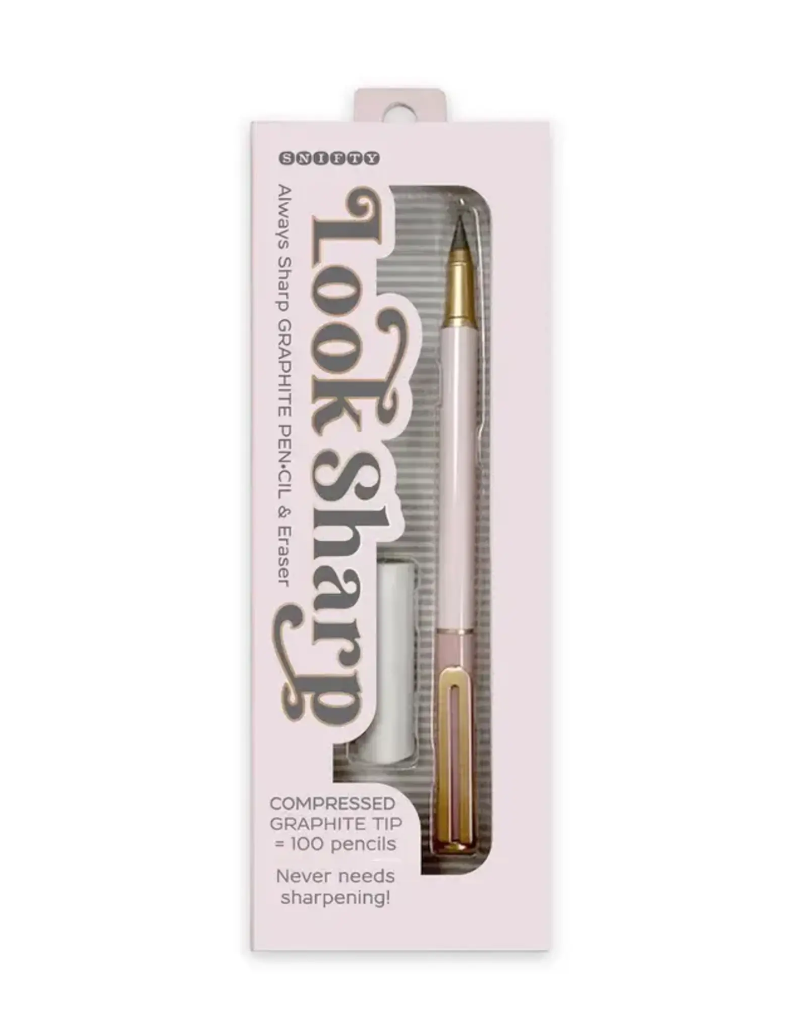 Snifty Look Sharp Pencil & Eraser Set  Blush