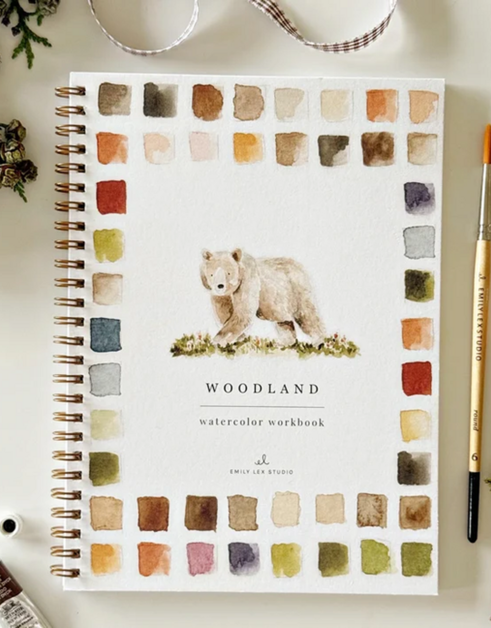 Emily Lex Studio Watercolor Workbook: Woodland