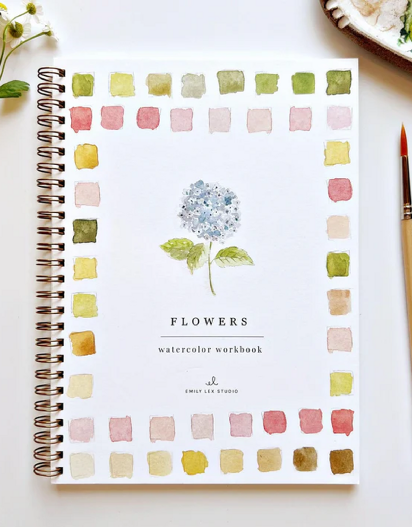 Emily Lex Studio Watercolor Workbook: Flowers