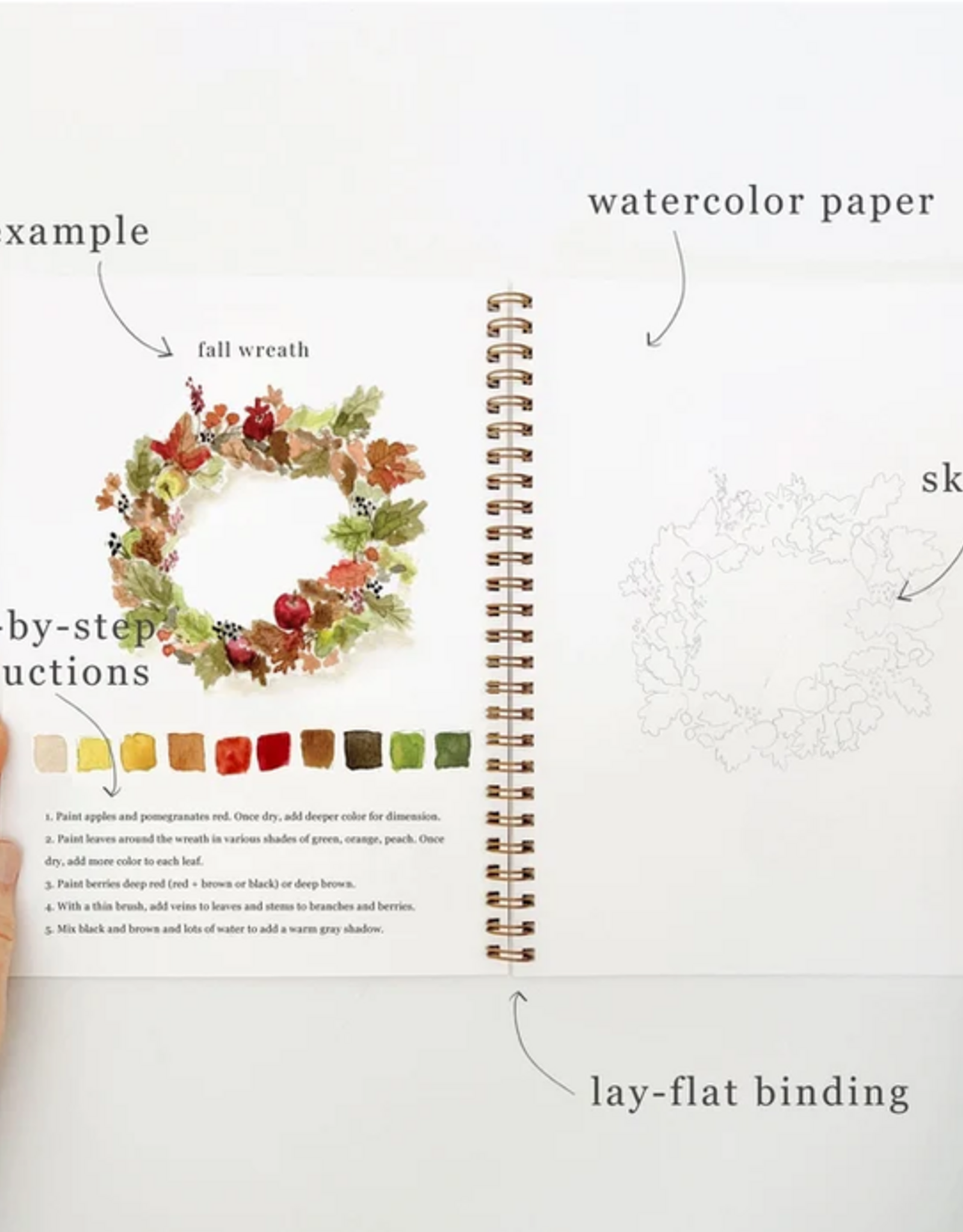 Emily Lex Studio Watercolor Workbook: Autumn