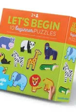 Crocodile Creek 2pc Puzzle: Let's Begin Jungle