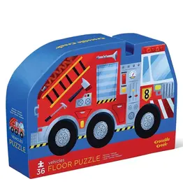 Crocodile Creek 36-pc Shaped Box  Puzzle Vehicles