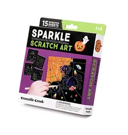 Crocodile Creek Sparkle Scratch Art Spider