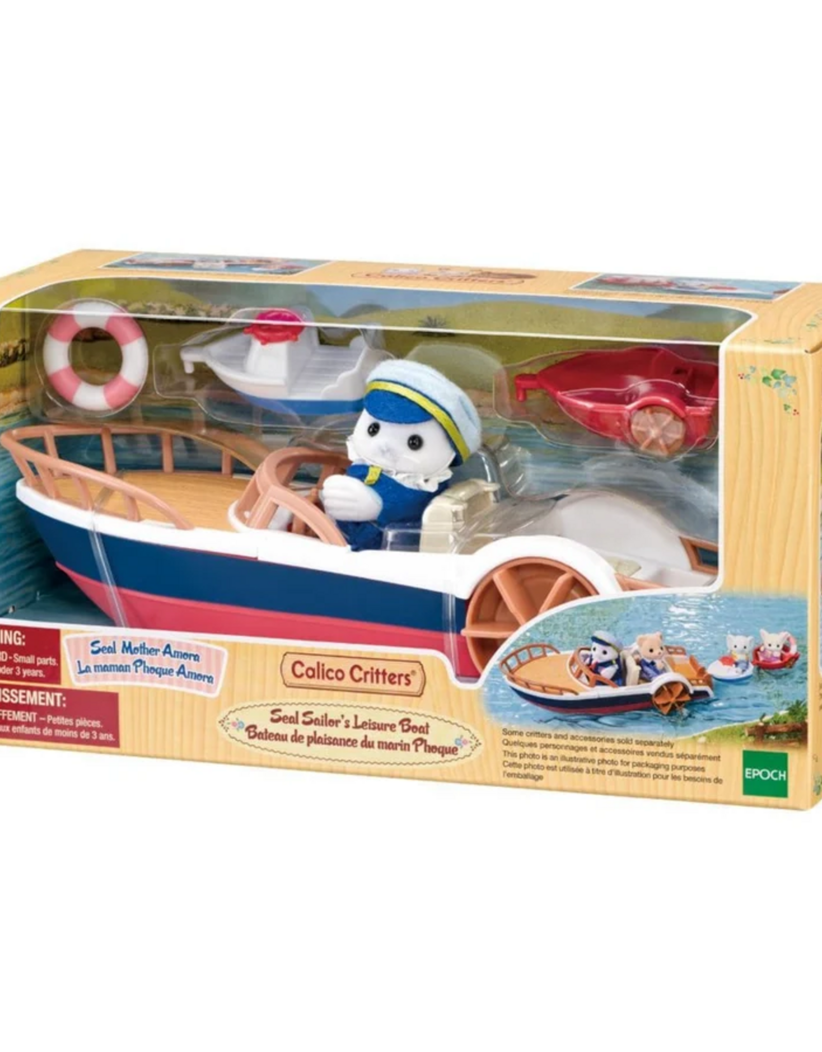 Epoch Everlasting Play Critters Seal Sailor's Leisure Boat