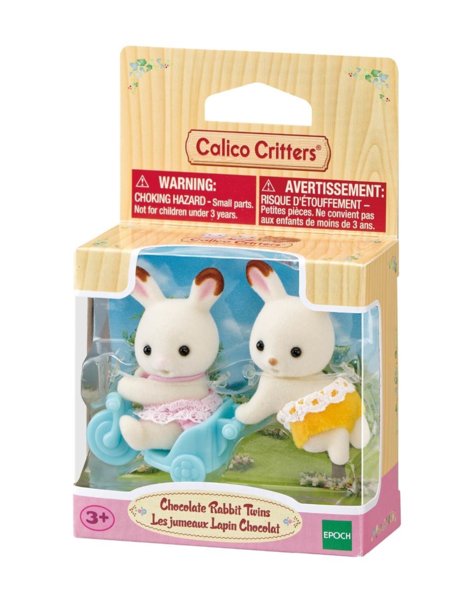 Epoch Everlasting Play Chocolate Rabbit Twins
