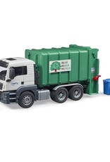 Bruder MAN TGS Rear Loading Garbage Truck Green