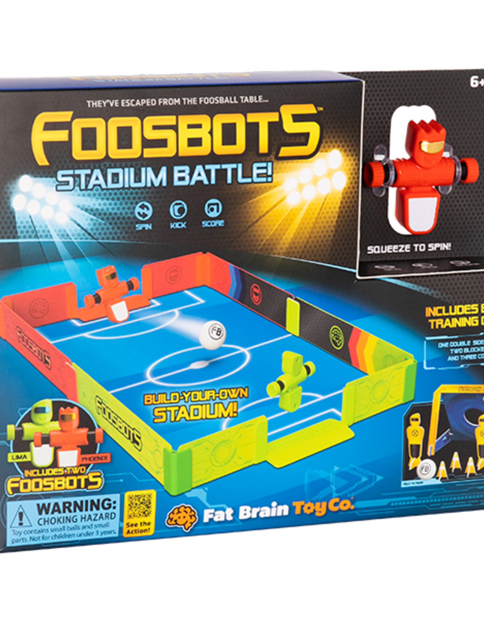 Fat Brain Toy Co Foosbots Stadium Battle Set