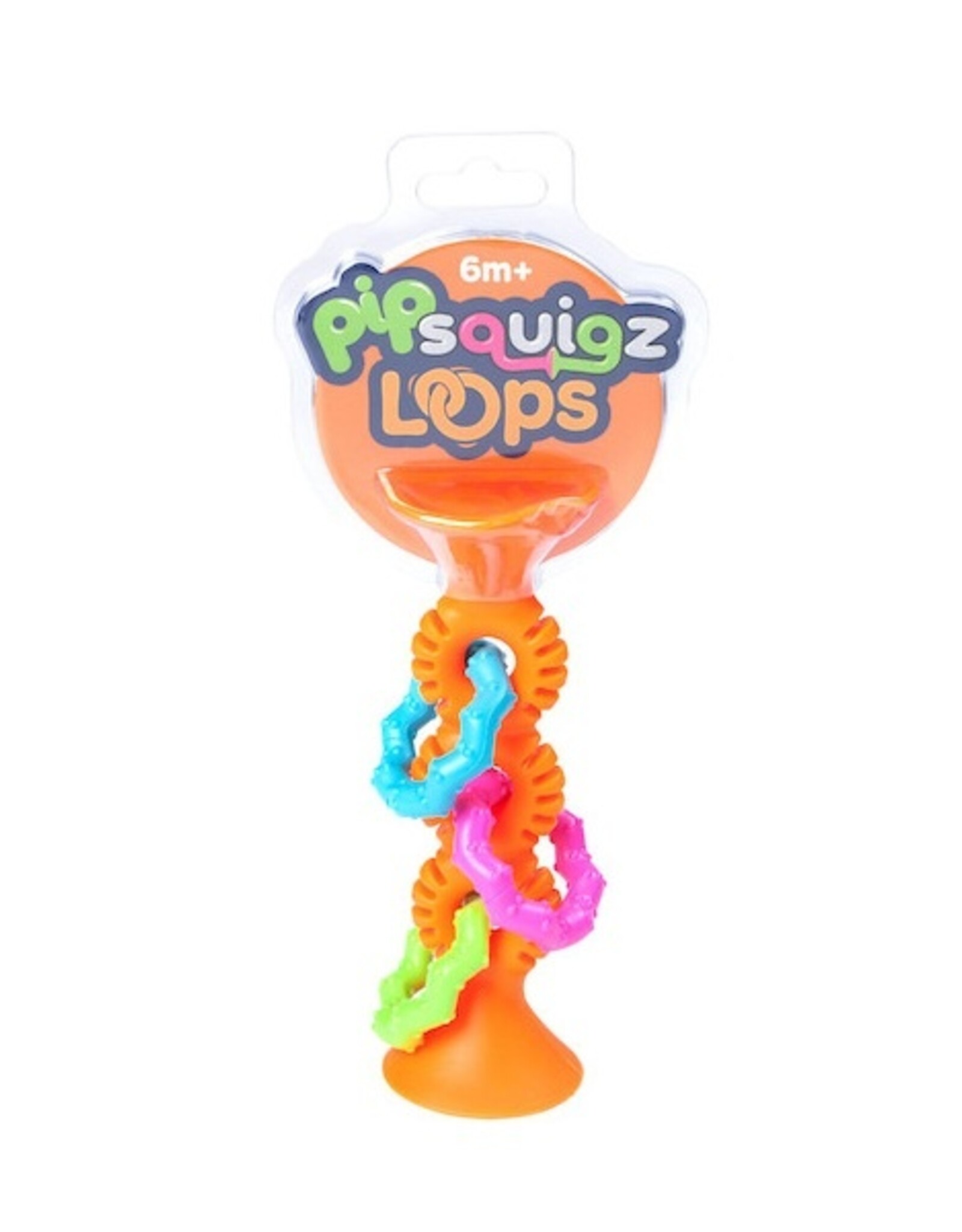 Fat Brain Toy Co Pip Squigz Loops: Orange