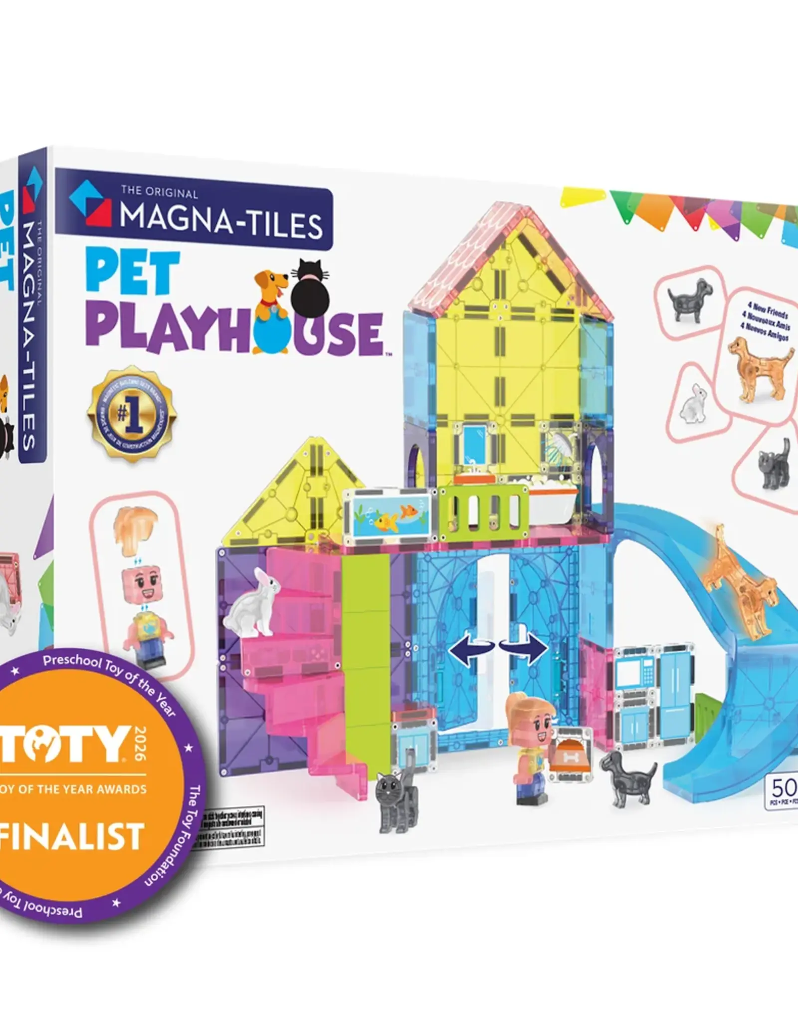 Magna-Tiles Magna-Tiles: Pet Playhouse, 50pcs