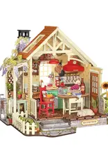 Hands Craft DIY Miniature House Kit: Sunlit Farmhouse Kitchen