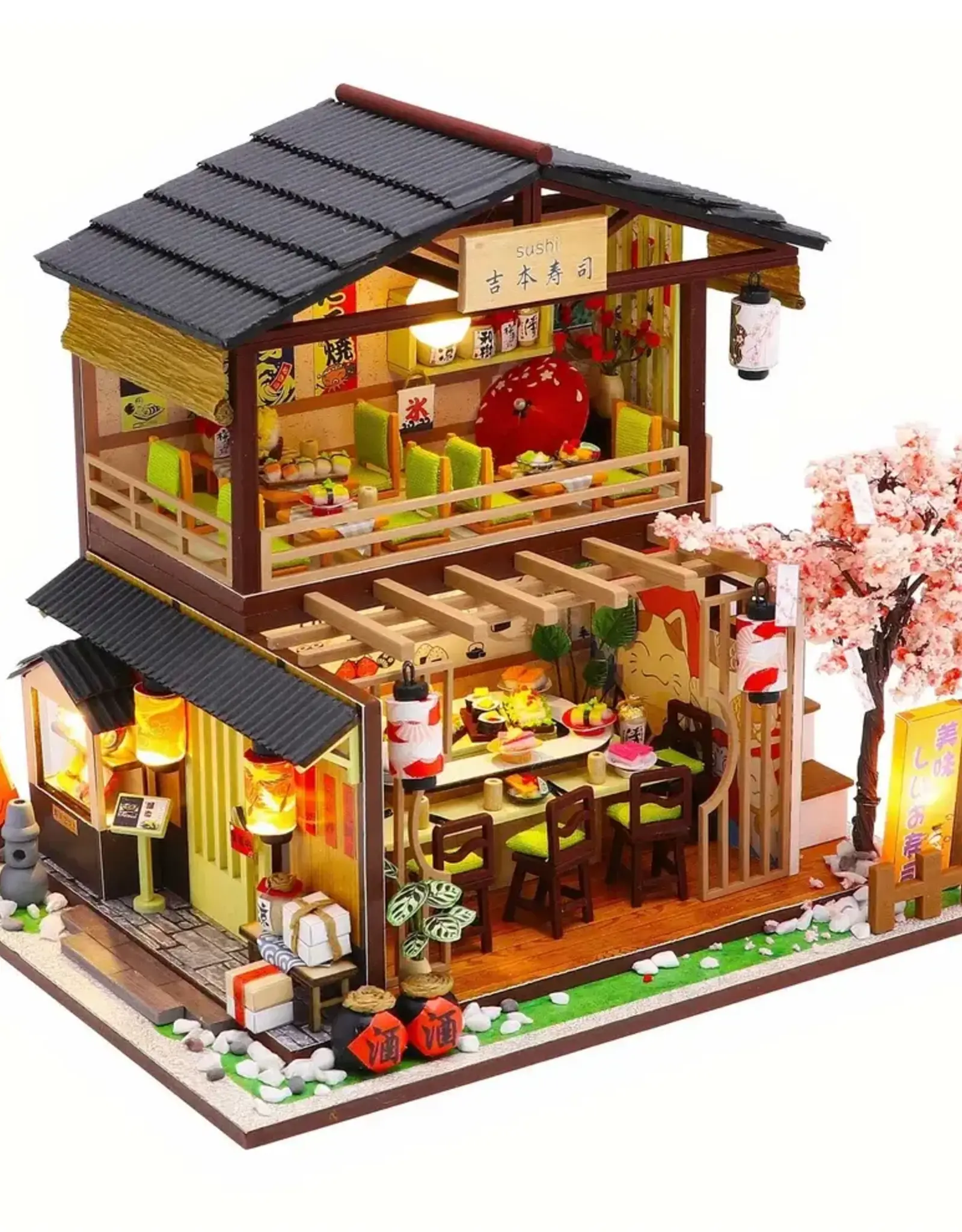 Hands Craft DIY Miniature House Kit: Sushi House