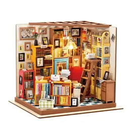 Hands Craft DIY Miniature House Kit: Sam's Study