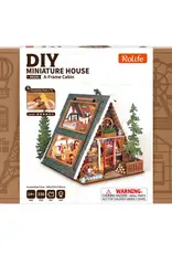 Hands Craft DIY Miniature House Kit: A-Frame Cabin