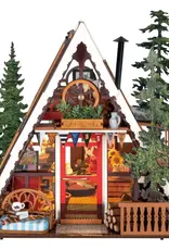 Hands Craft DIY Miniature House Kit: A-Frame Cabin