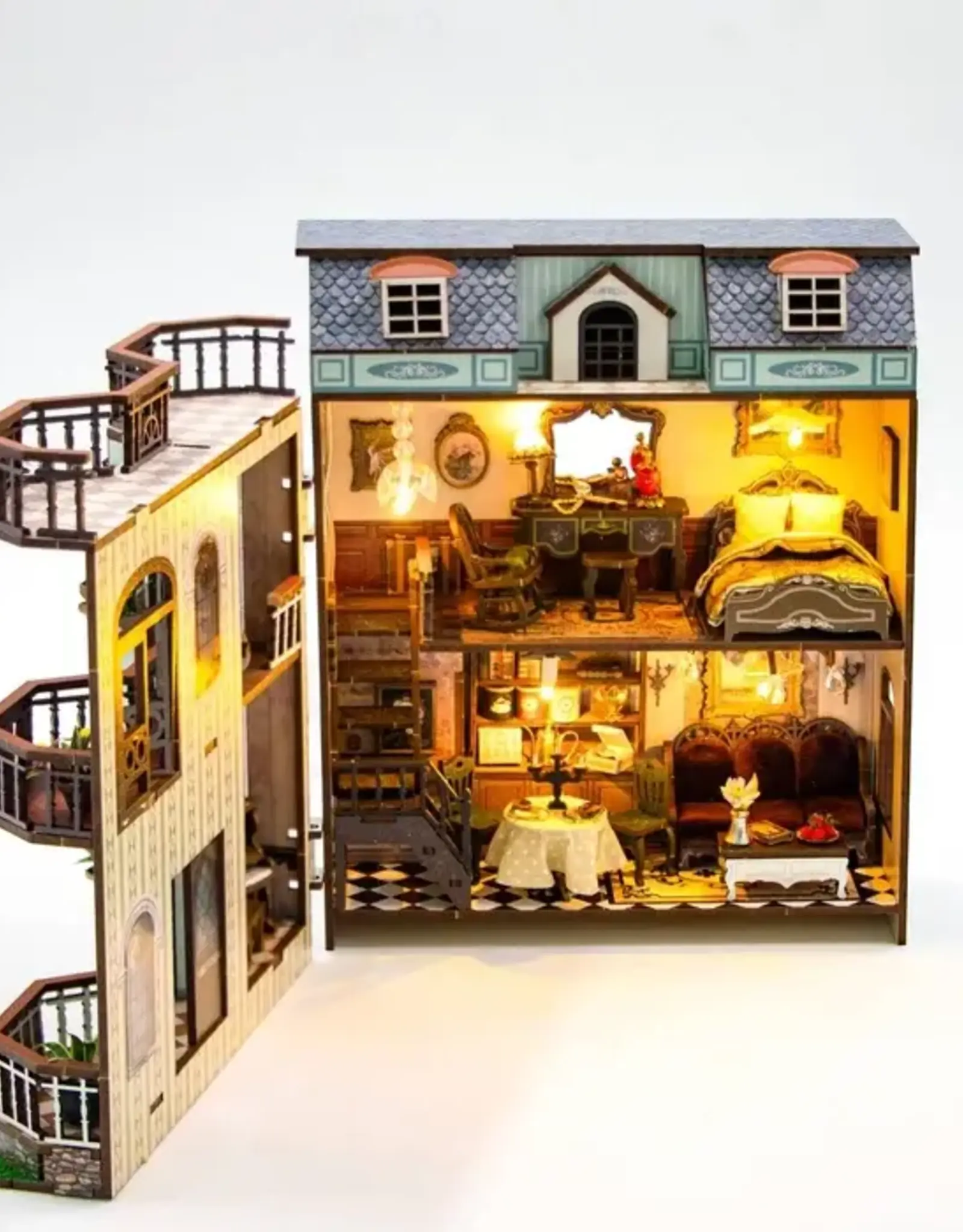 Hands Craft DIY Miniature House Kit: Marigold Manor
