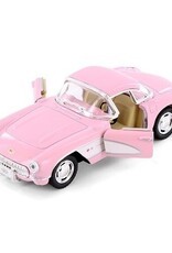 US Toy Diecast: 1957 Pink Chevrolet Corvette