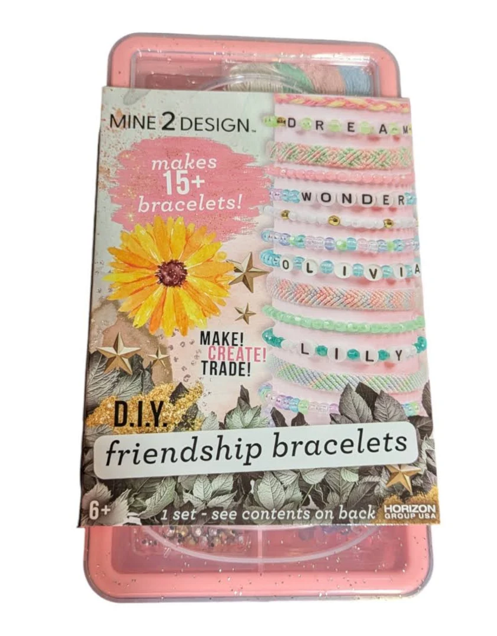 US Toy Mine 2 Design Pink Friendship Bracelets