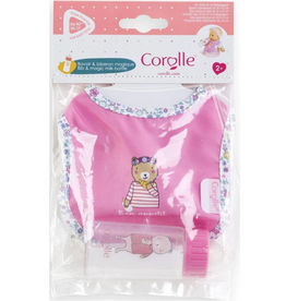 Corolle Bib & Magic Milk Bottle