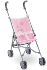 Corolle Umbrella Stroller: Pink Stripe