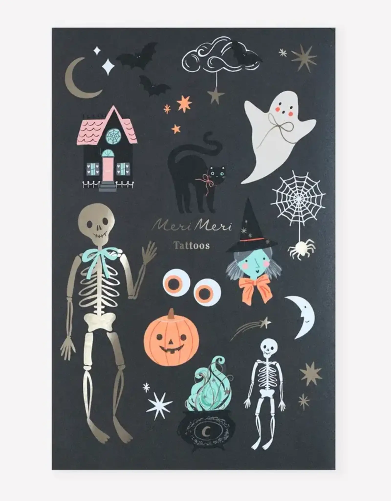 Meri Meri Halloween Icons Temporary Tattoos