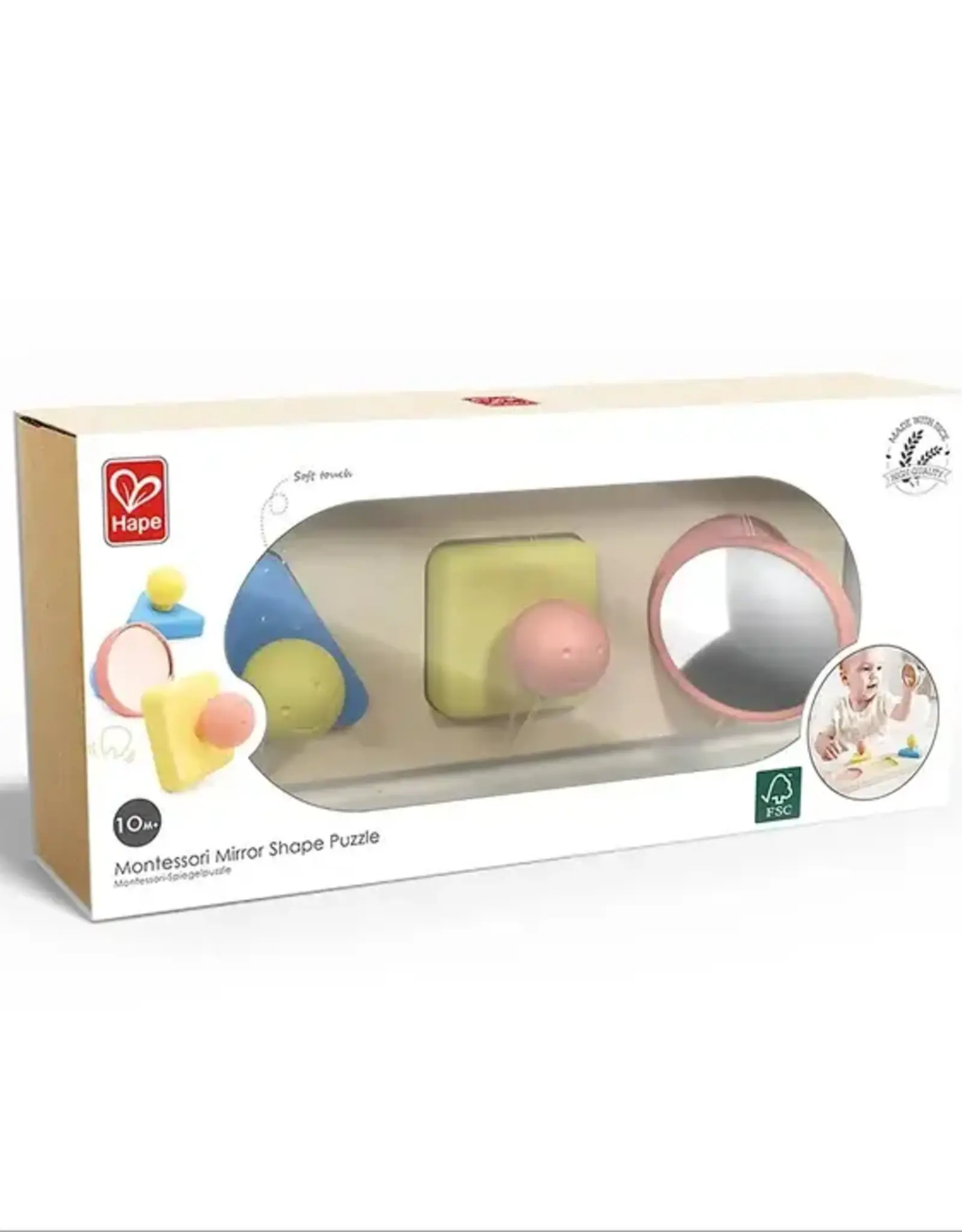 Hape Montessori Mirror  Shape Puzzle