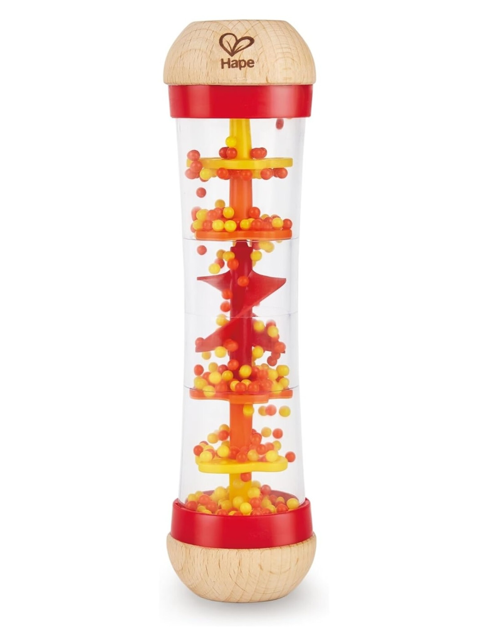 Hape Beaded Raindrops-Red (rainstick)