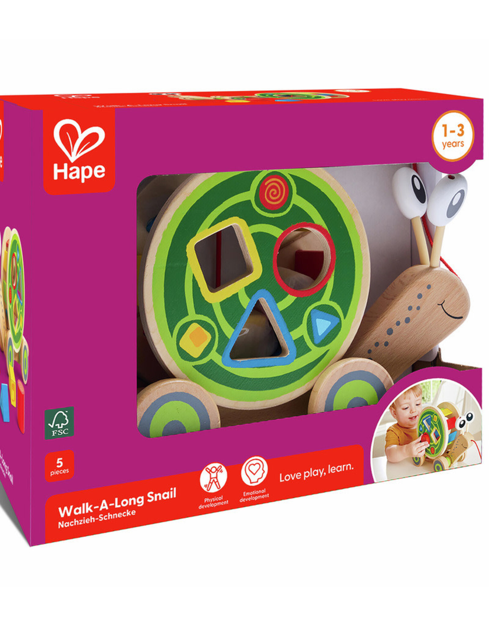 Hape Walk A-Long Snail
