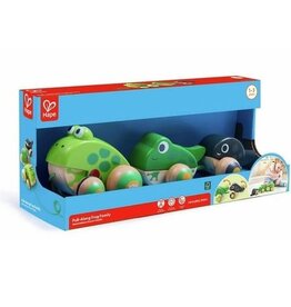 Hape Pull-Along Frog Family