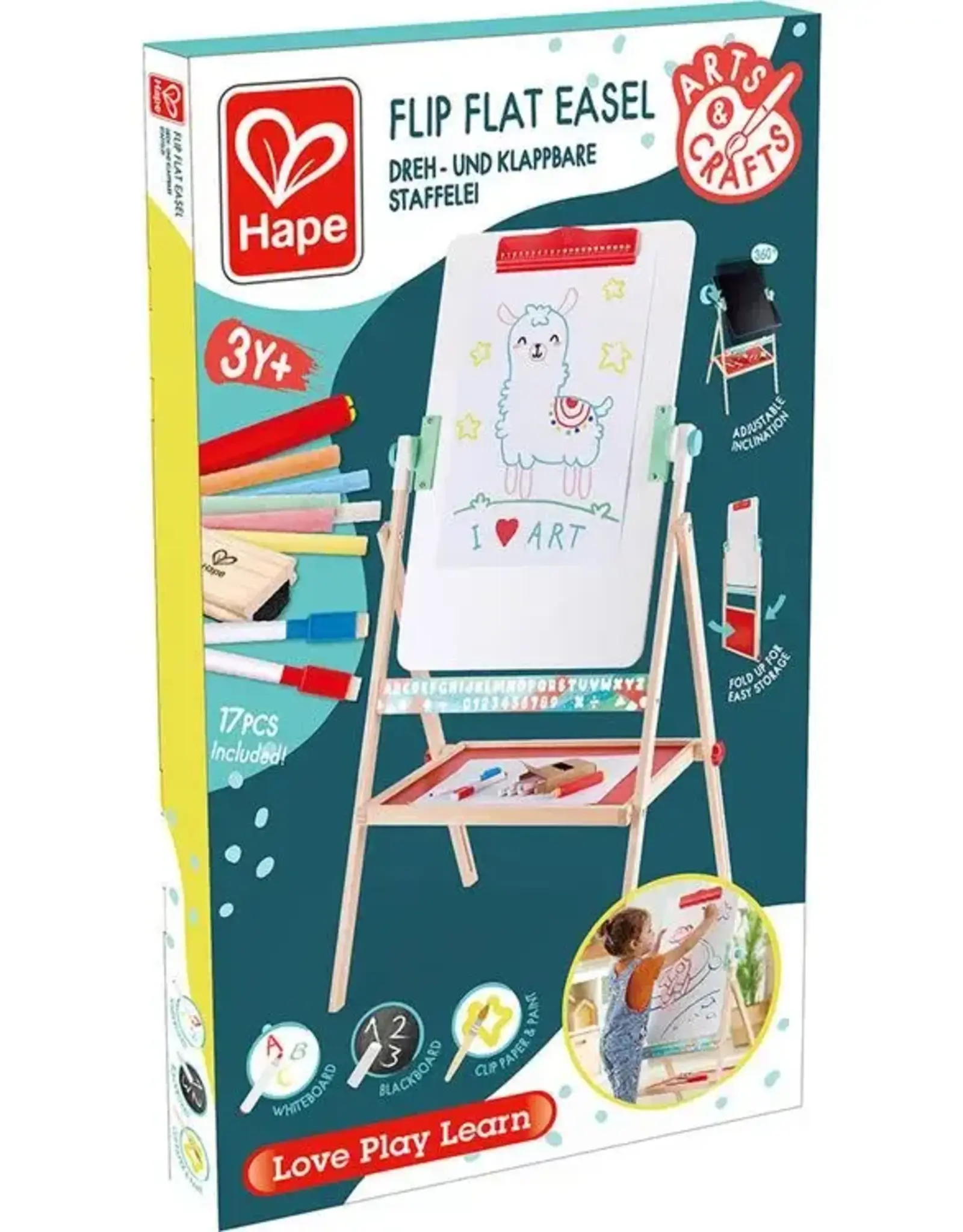 Hape Flip Flat Easel DS