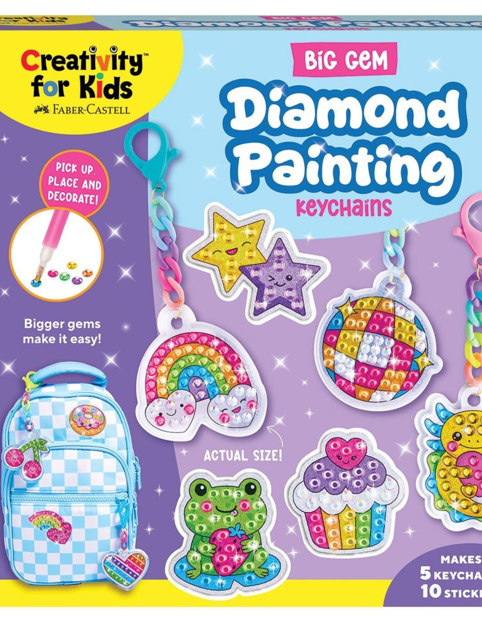 Faber-Castell Big Gem Diamond Painting Keychains