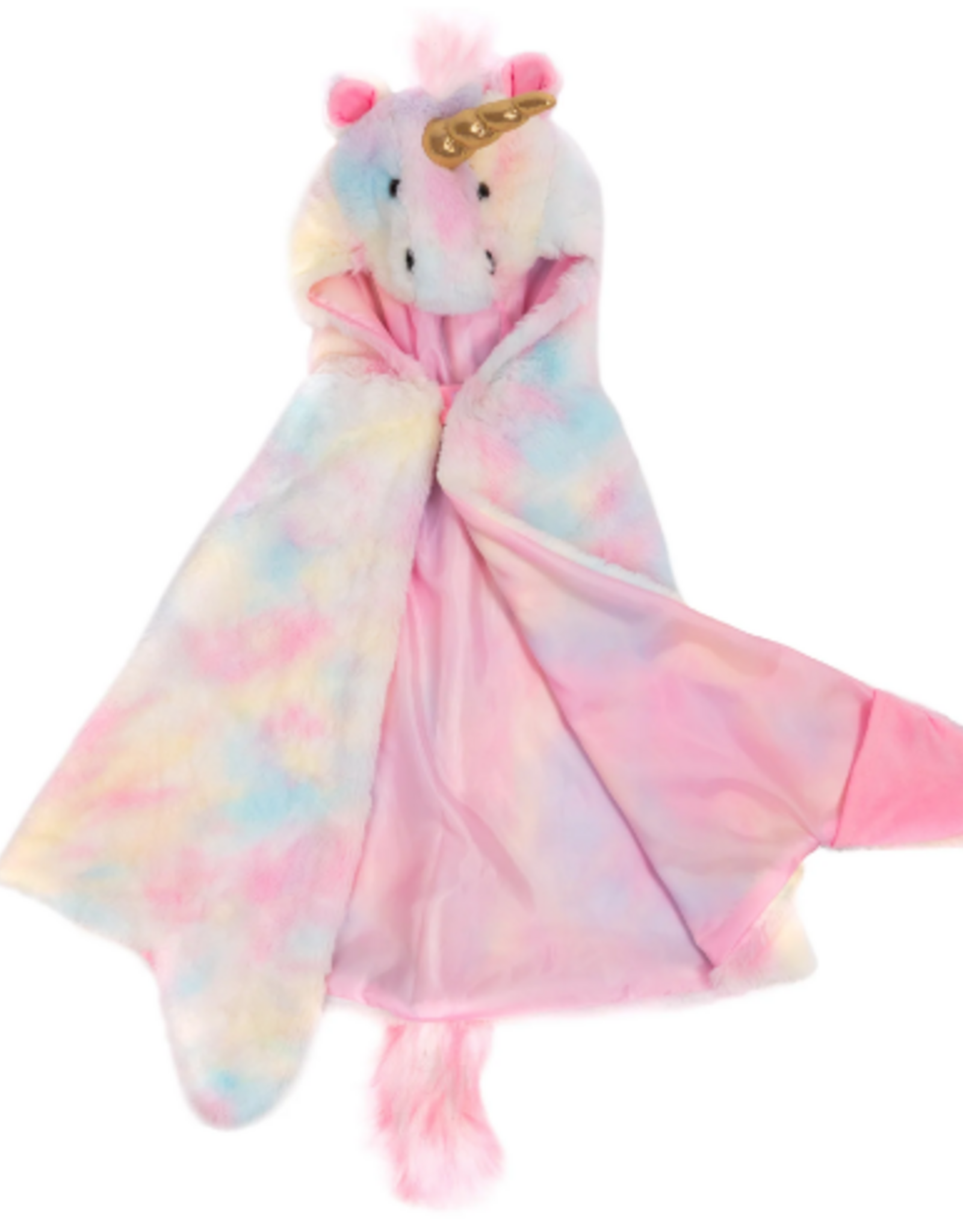 Creative Education Unicorn Cuddle Cape, Rainbow, Size 4-6