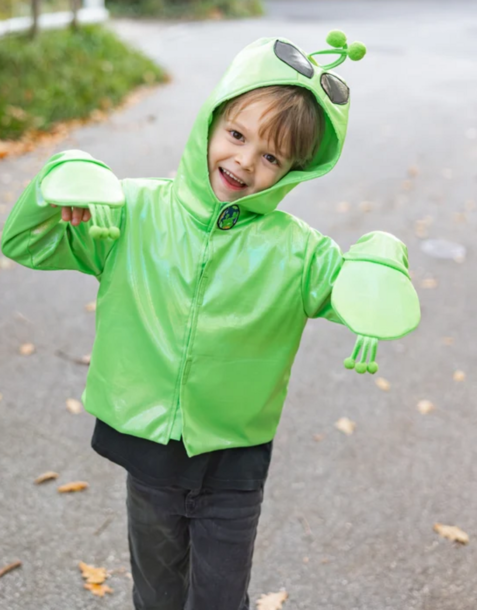 Creative Education Galaxy Invader Jacket with Hood, Size 5-6