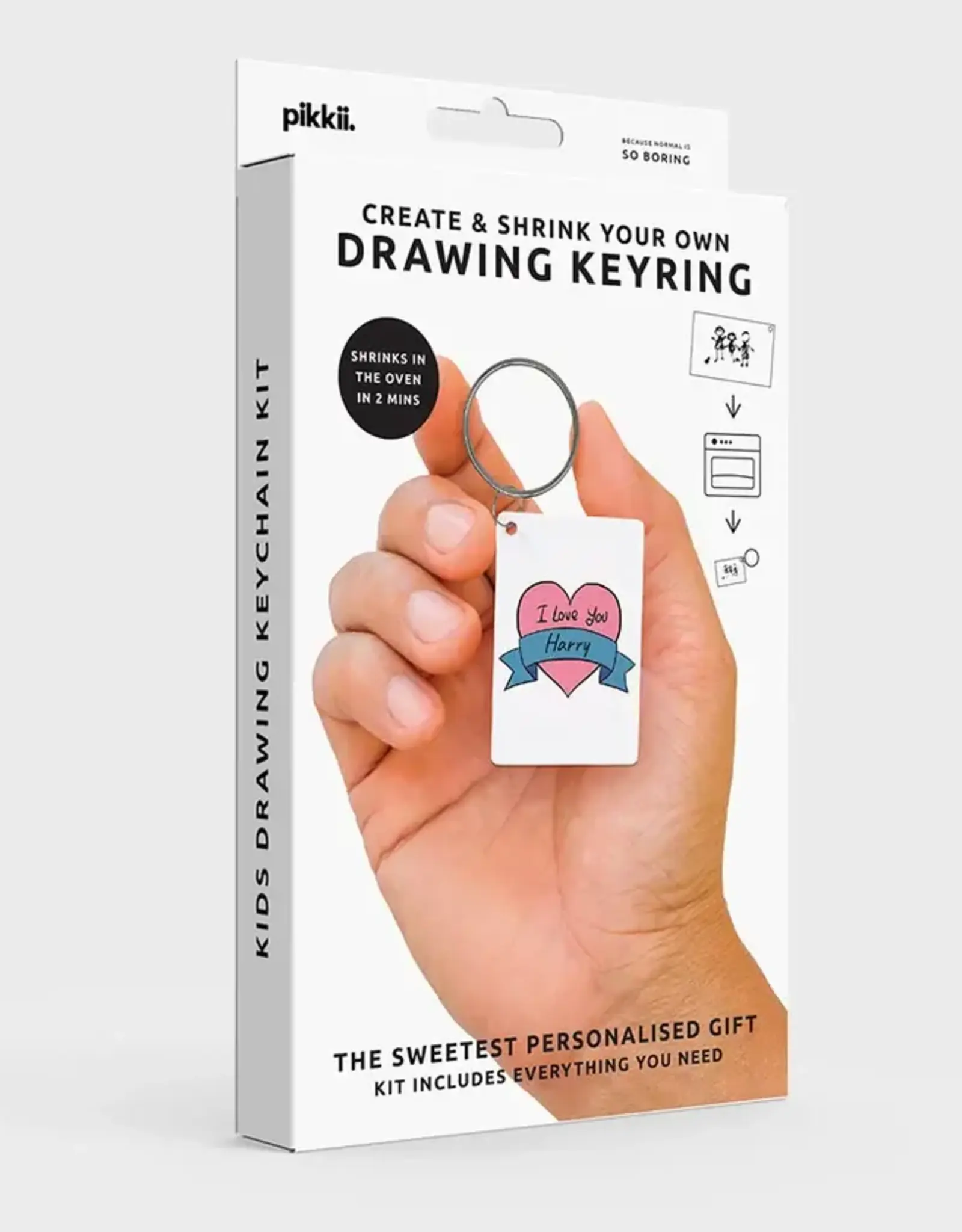 Pikkii Drawing Keychain Shrink Kit
