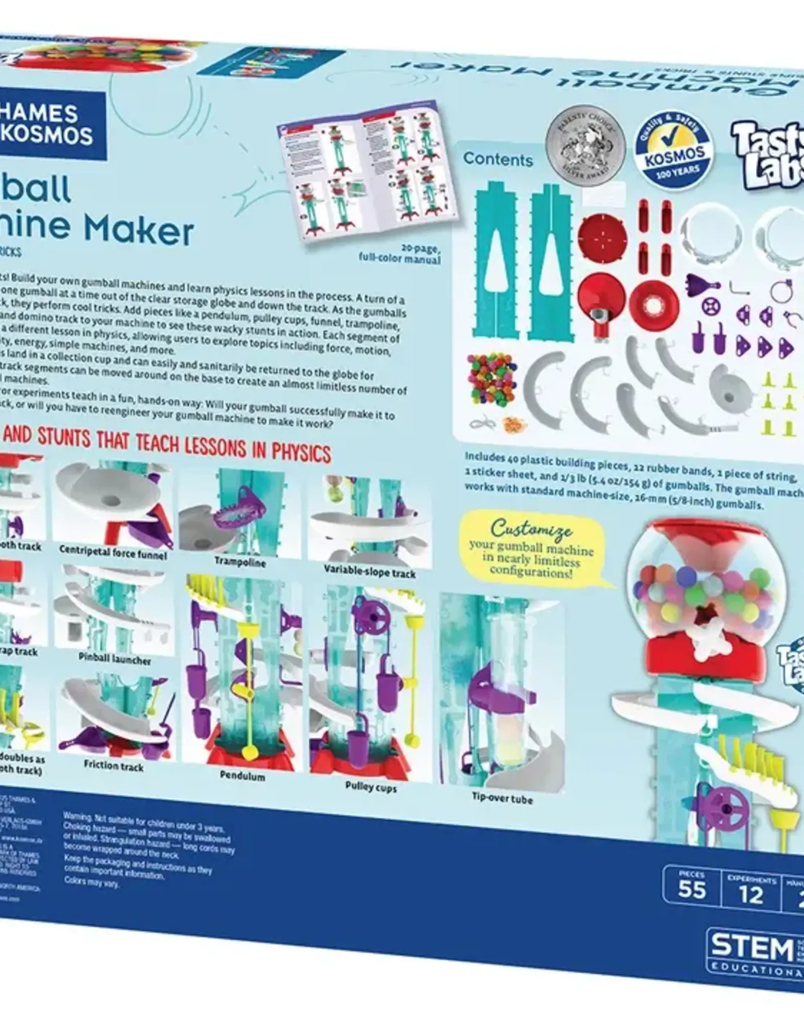 Thames & Kosmos Gumball Machine Maker Super Stunts and Tricks