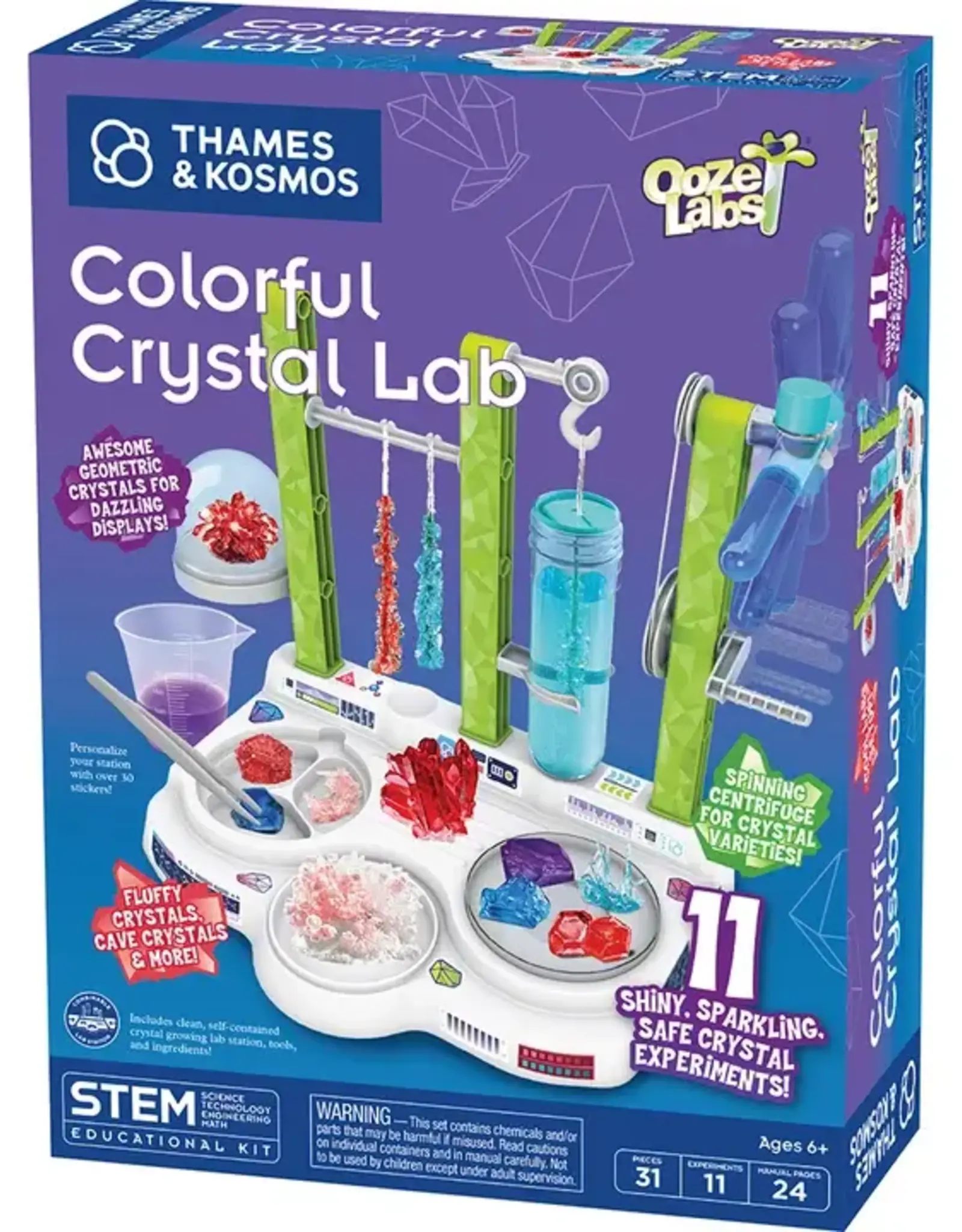 Thames & Kosmos OOZE Labs: Colorful Crystal Lab